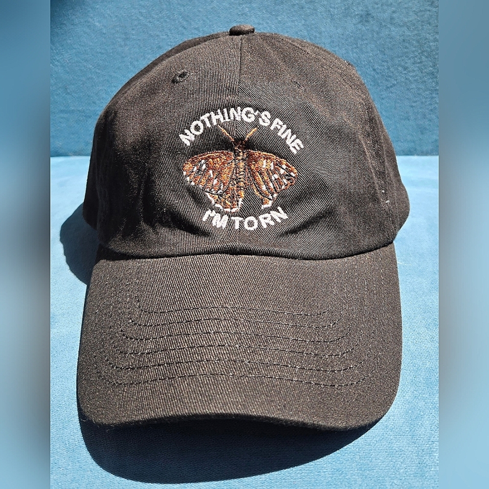 Stay Home Club Song Lyric Strapback Hat